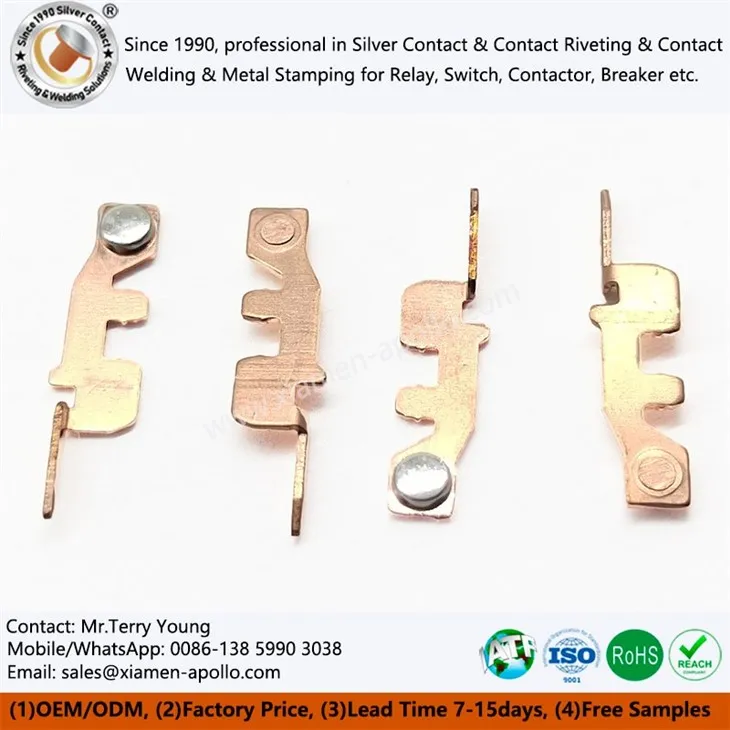 Armature Riveting Assembly with Beryllium Copper Contacts