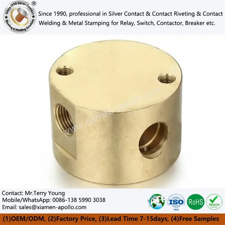 सीएनसी पीतल मिलिंग घटक