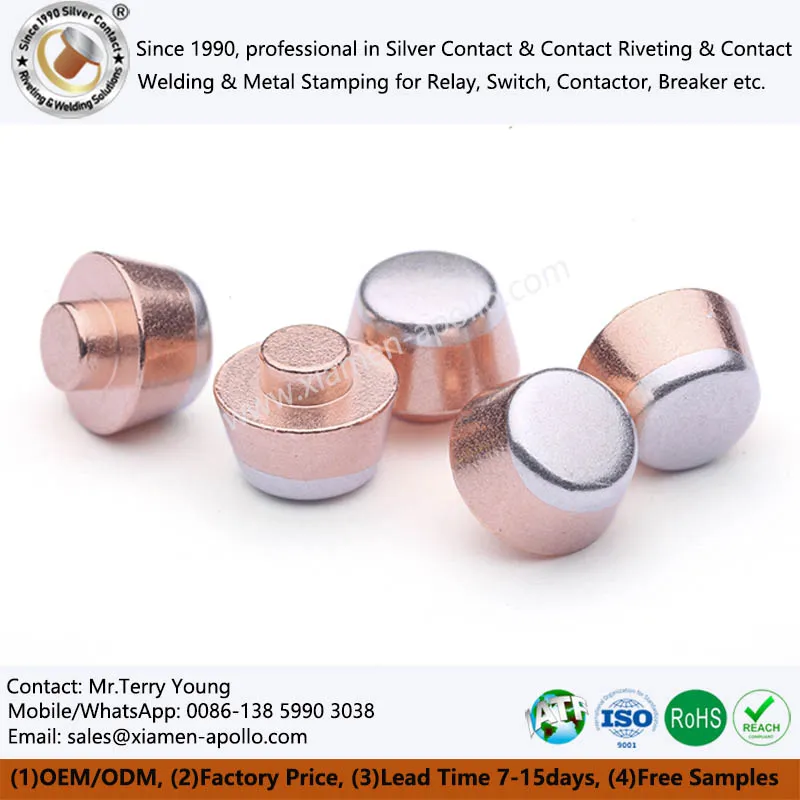 विद्युत संपर्क बड़ा सिर छोटा पैर