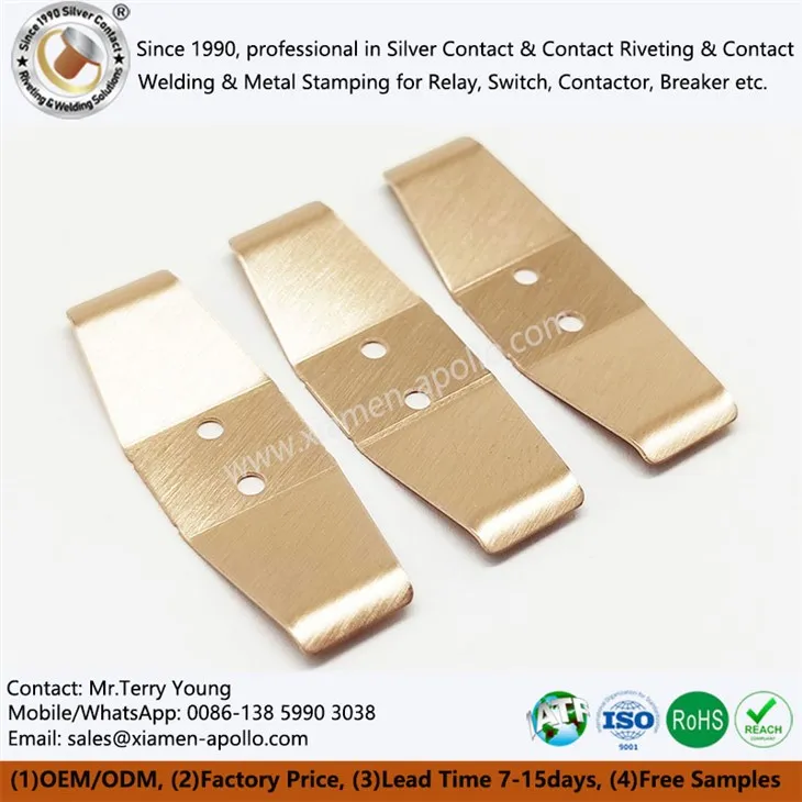 धातु मुद्रांकन तांबे संपर्क भागों