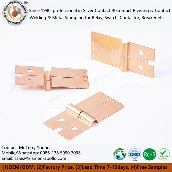 चुंबकीय लेचिंग तांबे पर मुहर लगी भागों को रिले करता है