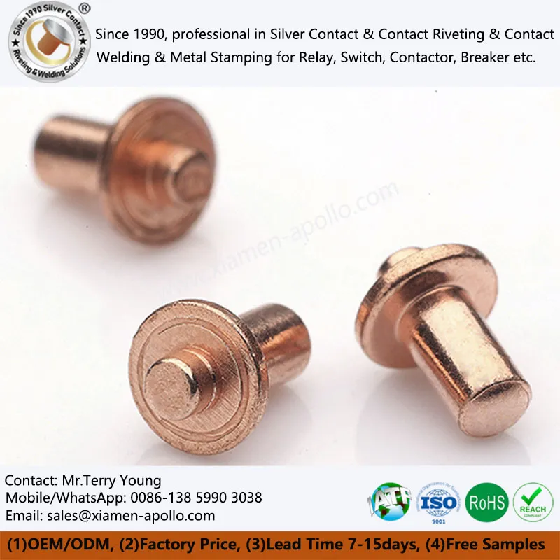 पीसीबी सर्किट बोर्ड चरणों के साथ संपर्क रिवेट किया गया