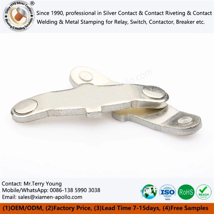 Pure Silver Plate In-Die Staking For Switch