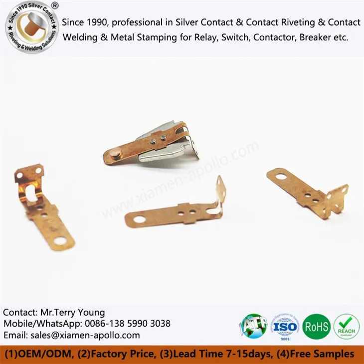 रिवेटेड बेरिलियम कॉपर पार्ट्स